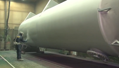 油漆施工現(xiàn)場(chǎng)